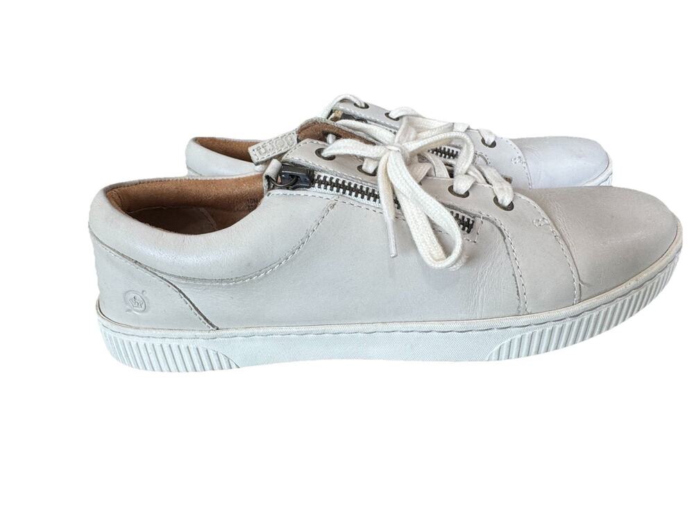 Børn Paloma Leather Side Zip Slip-On Comfort Sneakers Shoes Women's Size 10